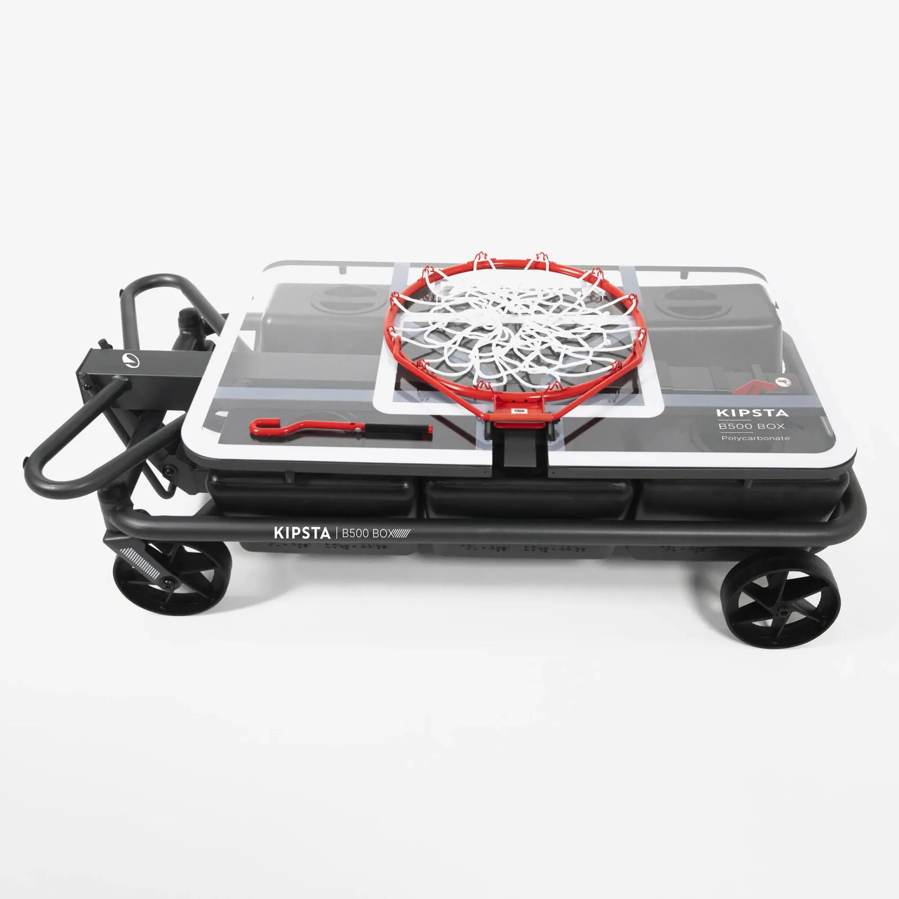 Canasta VELTRA B500 Easy Box plegada sobre su base